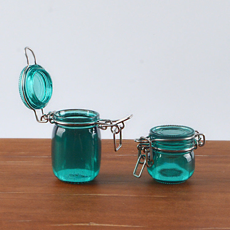 Wholesale 6 points doll house BJD miniature transparent storage tank simulation scene plastic bottle sealed tank storage tank model